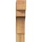 Ekena Millwork Westlake Block Rough Sawn Bracket, Western Red Cedar, 4"W x 14"D x 18"H BKT04X14X18WTL05RWR - alternate 2